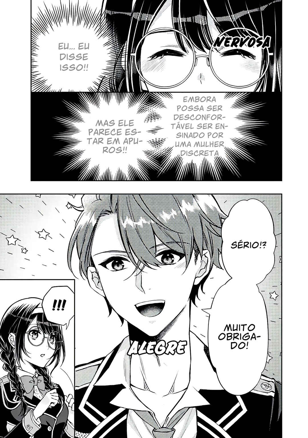 Dantoudai ni Kieta Densetsu no Akujo, Nidome no Jinsei de wa Gariben Jimi Megane ni Natte Heion wo Nozomu capítulo 1.3 página 4