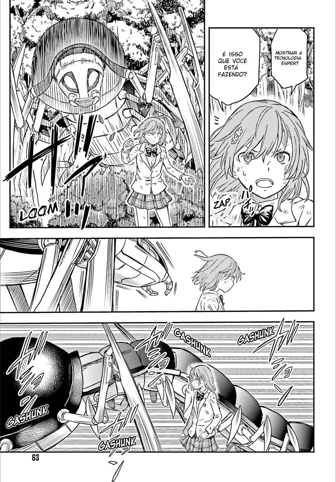 Toaru Majutsu no Index Gaiden: Toaru Kagaku no Railgun capítulo 123 página 4
