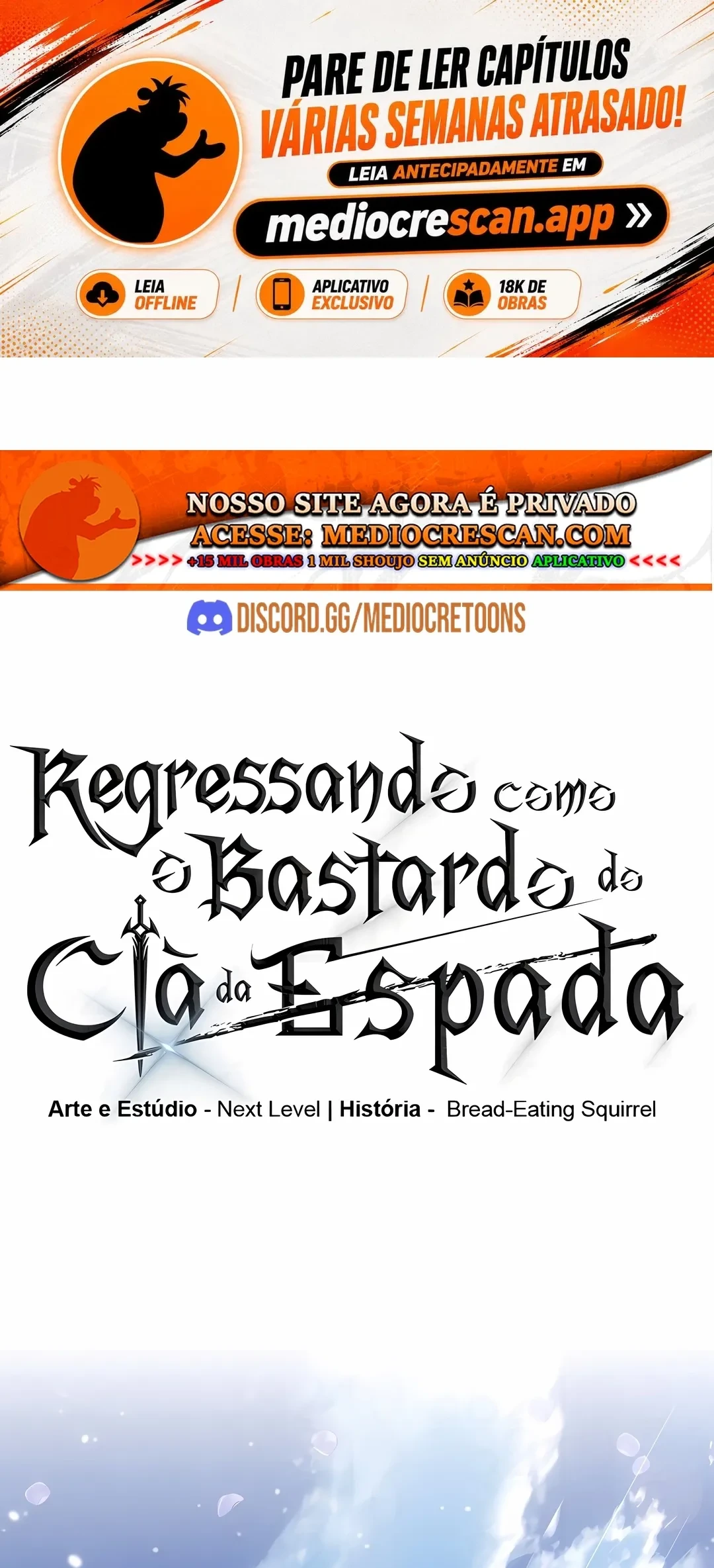 Regressando como o Bastardo do Clã da Espada capítulo 98 página 1