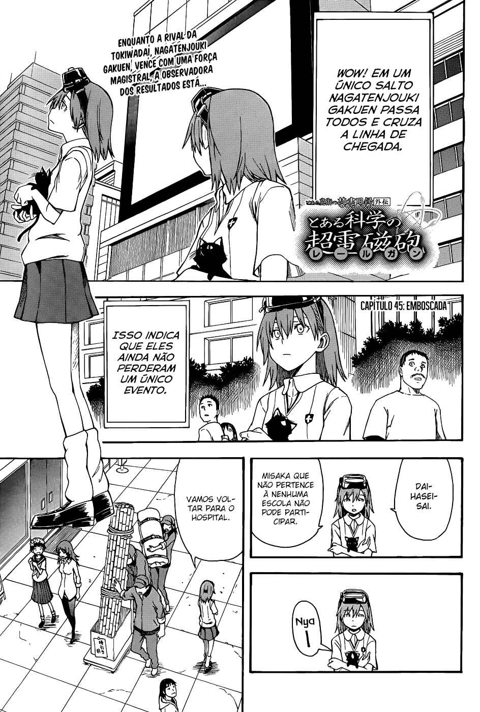 Toaru Majutsu no Index Gaiden: Toaru Kagaku no Railgun capítulo 45 página 1
