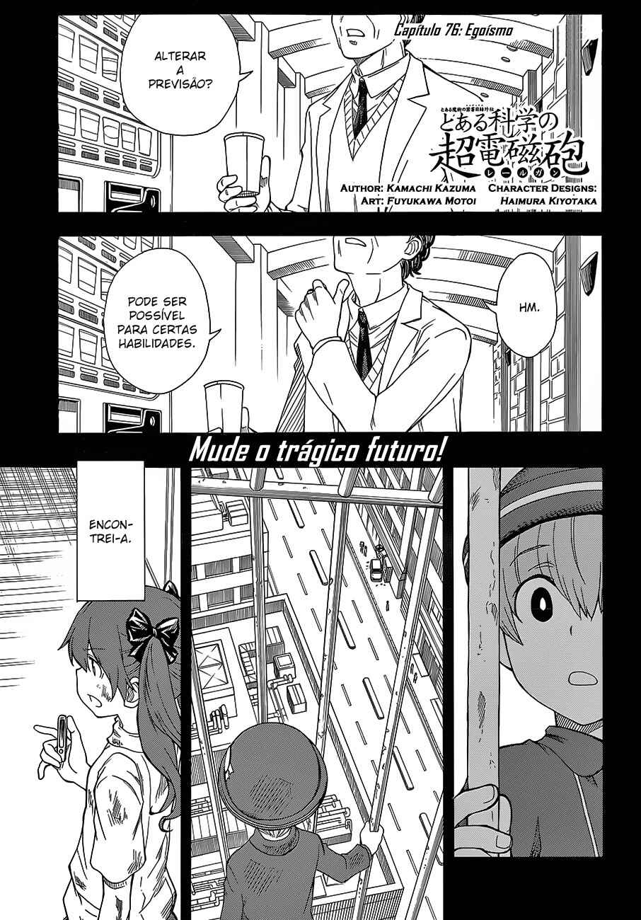 Toaru Majutsu no Index Gaiden: Toaru Kagaku no Railgun capítulo 76 página 2