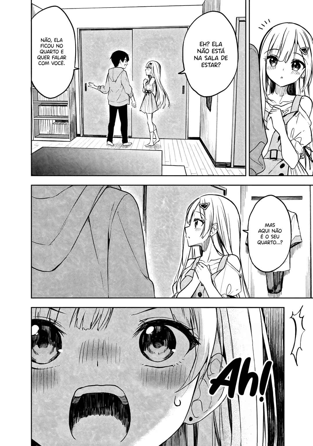 Maigo ni Natteita Youjo wo Tasuketara, Otonari ni Sumu Bishoujo Ryuugakusei ga Ie ni Asobi ni Kuru you ni Natta Ken ni Tsuite capítulo 14 página 7
