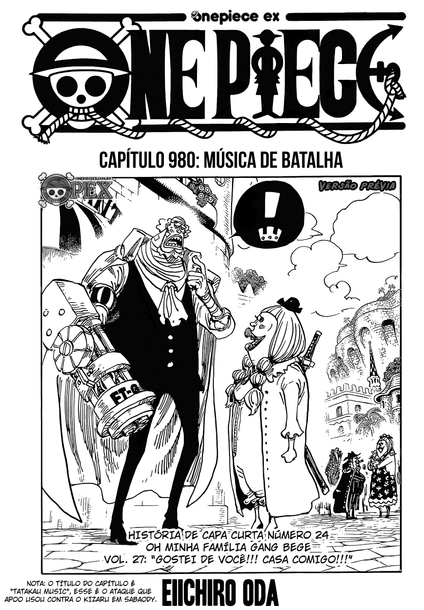 One Piece capítulo 980 página 1