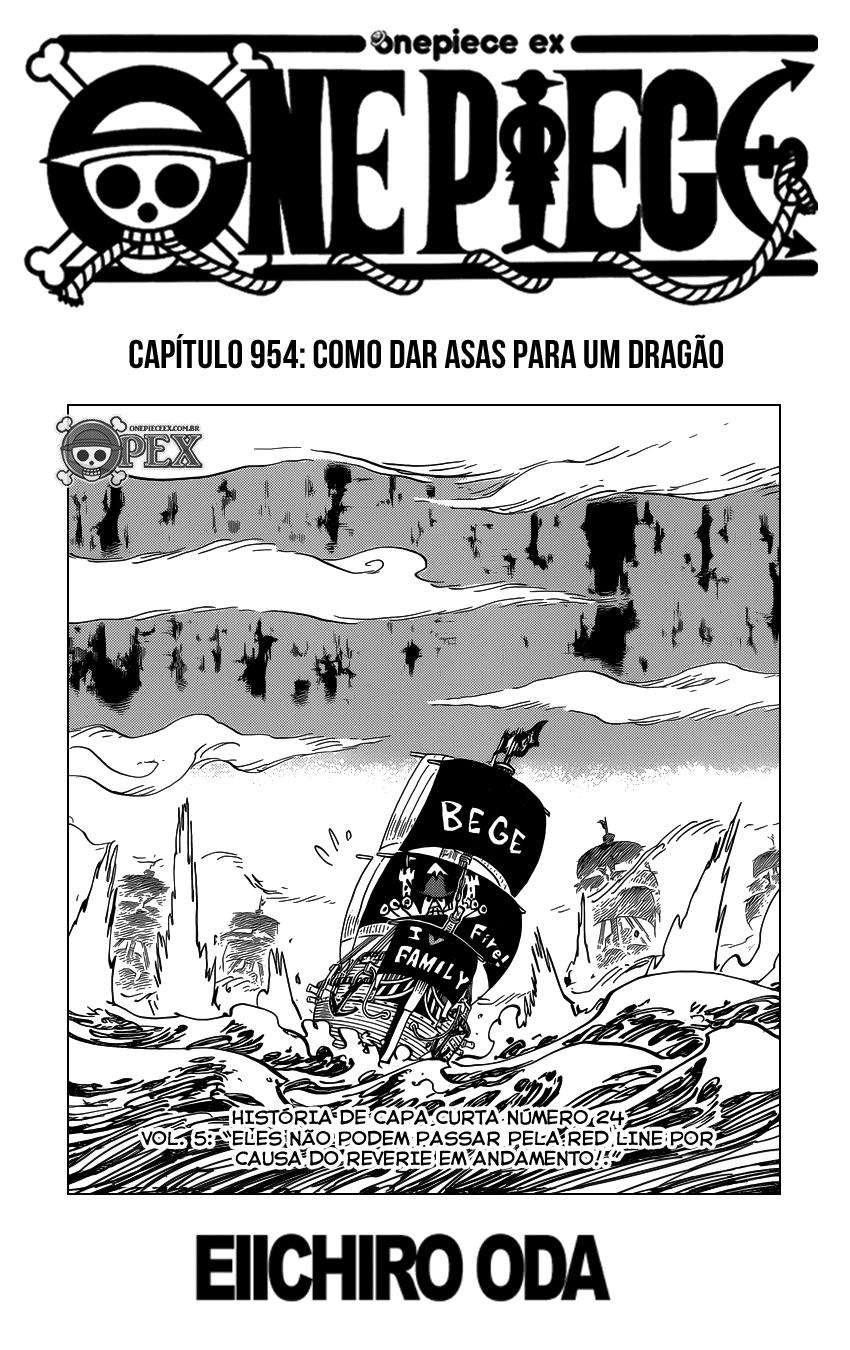 One Piece capítulo 954 página 1