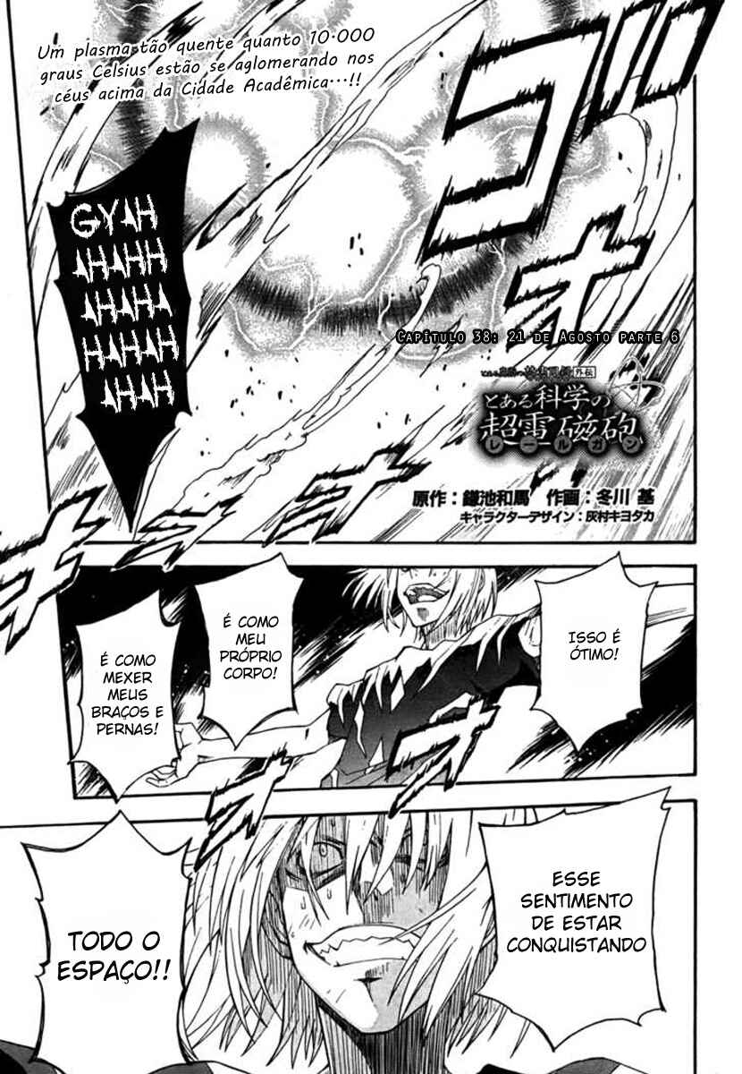 Toaru Majutsu no Index Gaiden: Toaru Kagaku no Railgun capítulo 38 página 3