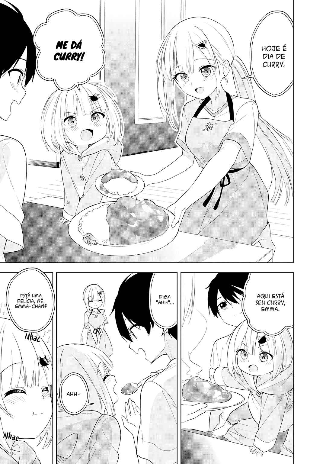Maigo ni Natteita Youjo wo Tasuketara, Otonari ni Sumu Bishoujo Ryuugakusei ga Ie ni Asobi ni Kuru you ni Natta Ken ni Tsuite capítulo 27.5 página 5