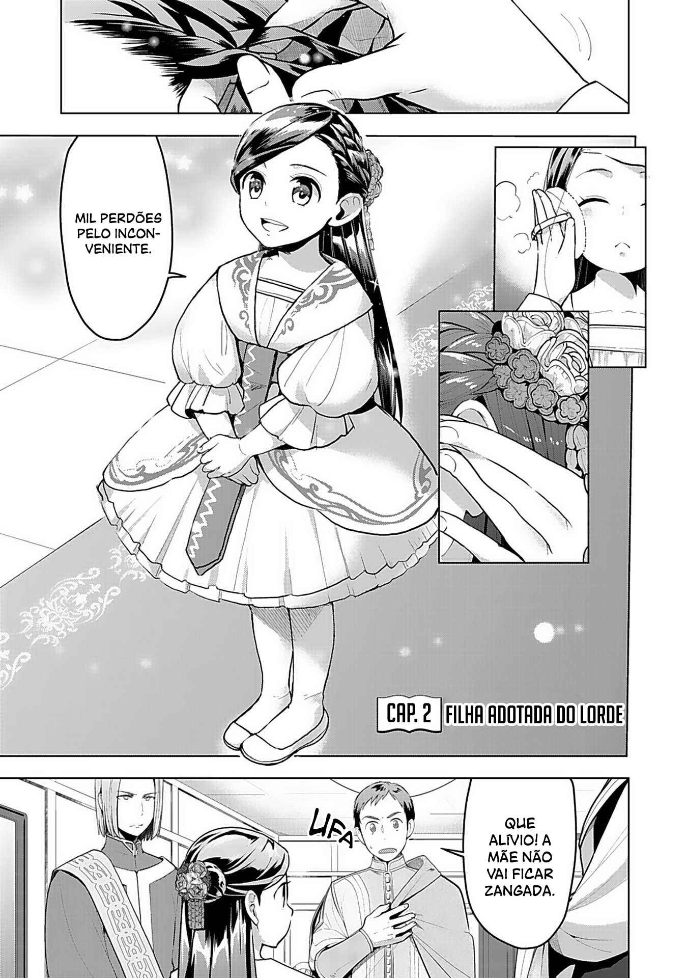 Honzuki no Gekokujou: Shisho ni Naru tame ni wa Shudan o Erandeiraremasen—Dai-3 Bu: Ryouchi ni Hon o Hirogeyou! capítulo 2 página 2