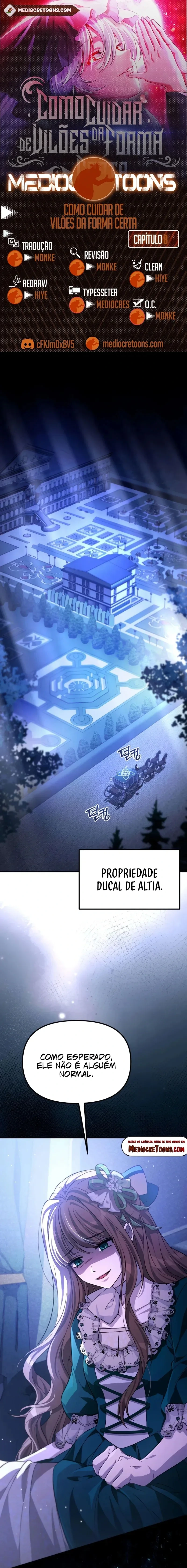 Criando Vilões da Maneira Correta capítulo 8 página 1