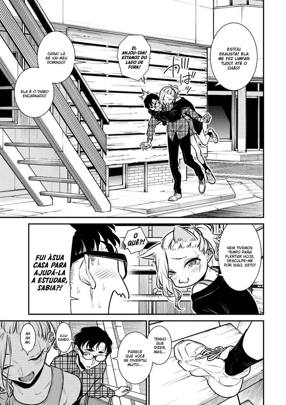 Yancha Gal no Anjou-san capítulo 134 página 12