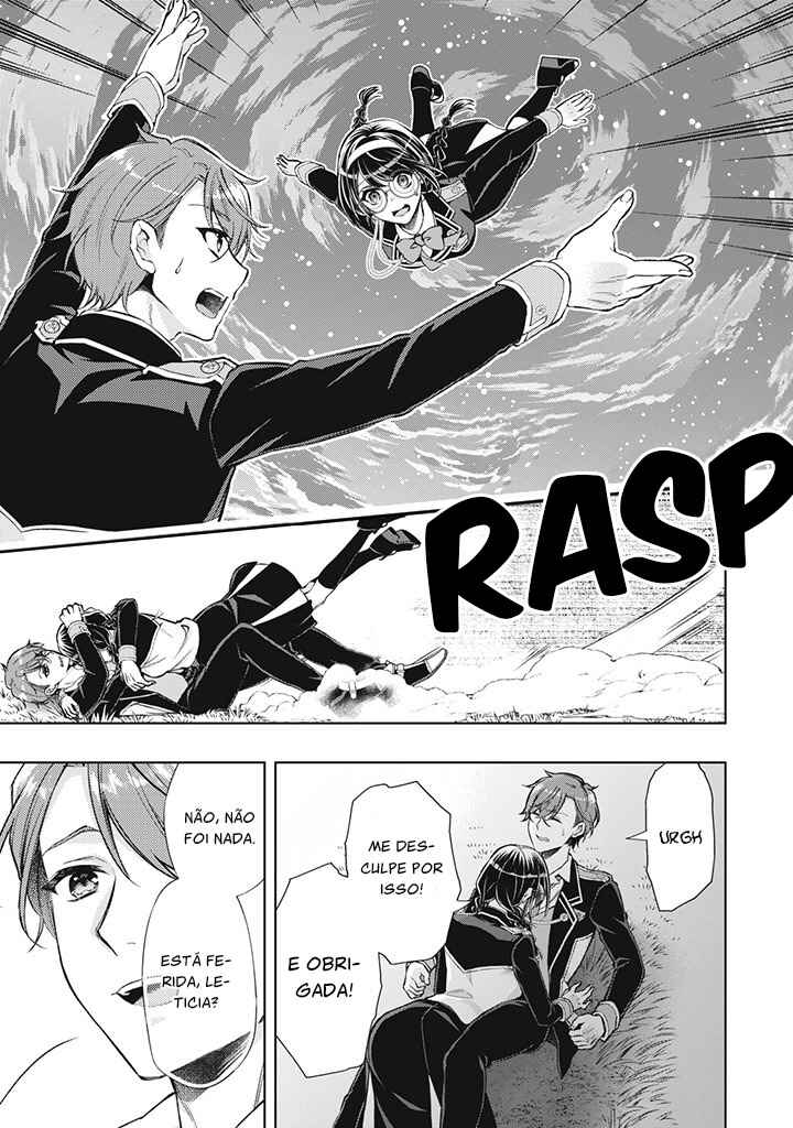Dantoudai ni Kieta Densetsu no Akujo, Nidome no Jinsei de wa Gariben Jimi Megane ni Natte Heion wo Nozomu capítulo 1.4 página 4