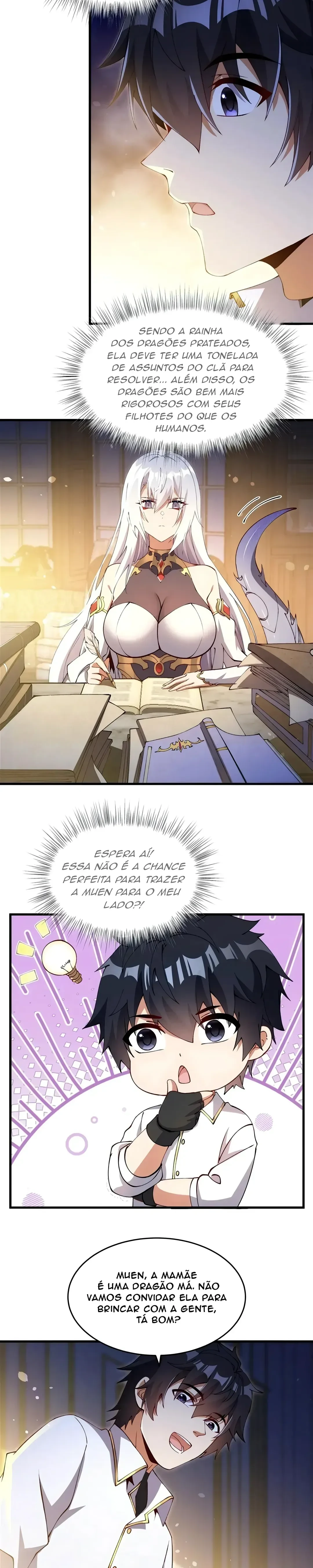 Shut Up, Evil Dragon! I don’t want to raise a child with you anymore capítulo 92.1 página 11