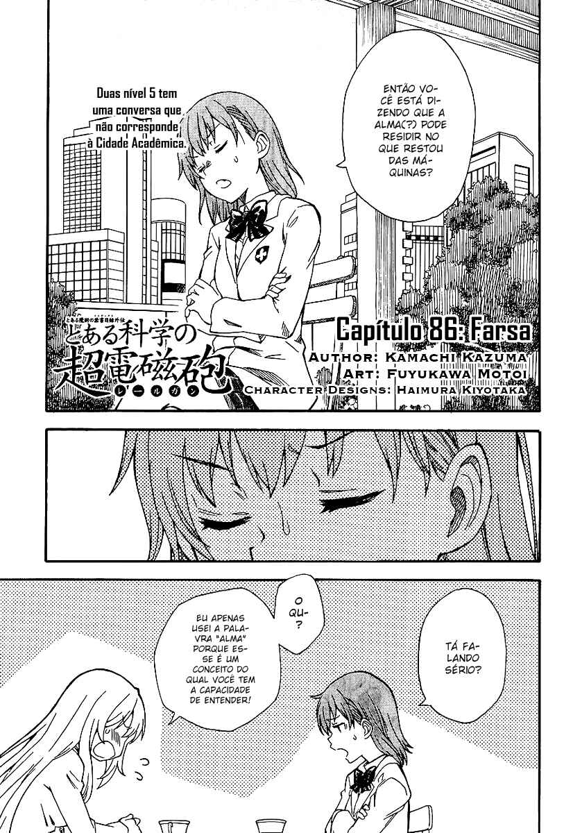 Toaru Majutsu no Index Gaiden: Toaru Kagaku no Railgun capítulo 86 página 1