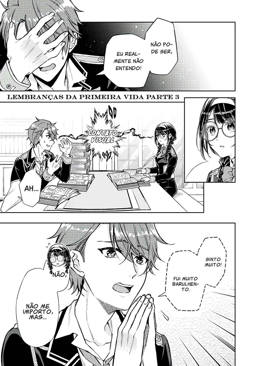 Dantoudai ni Kieta Densetsu no Akujo, Nidome no Jinsei de wa Gariben Jimi Megane ni Natte Heion wo Nozomu capítulo 1.3 página 2