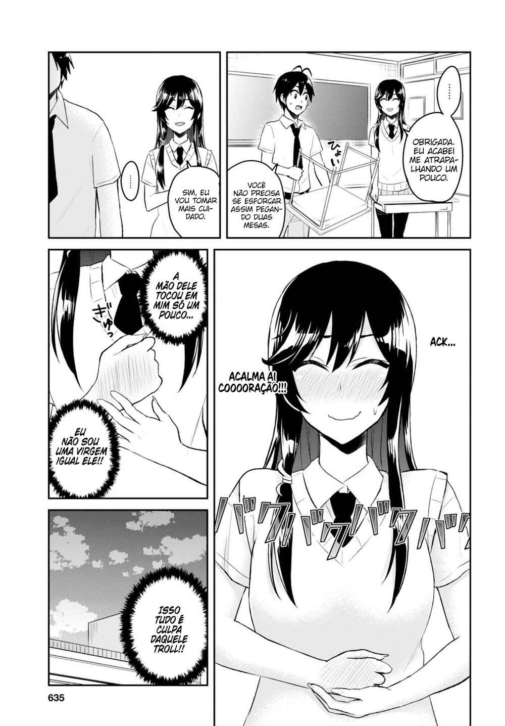 Hajimete no Gal capítulo 53 página 9