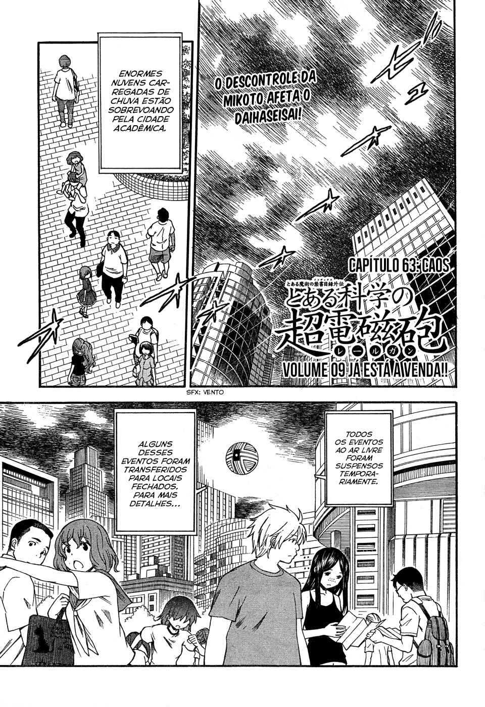 Toaru Majutsu no Index Gaiden: Toaru Kagaku no Railgun capítulo 63 página 1