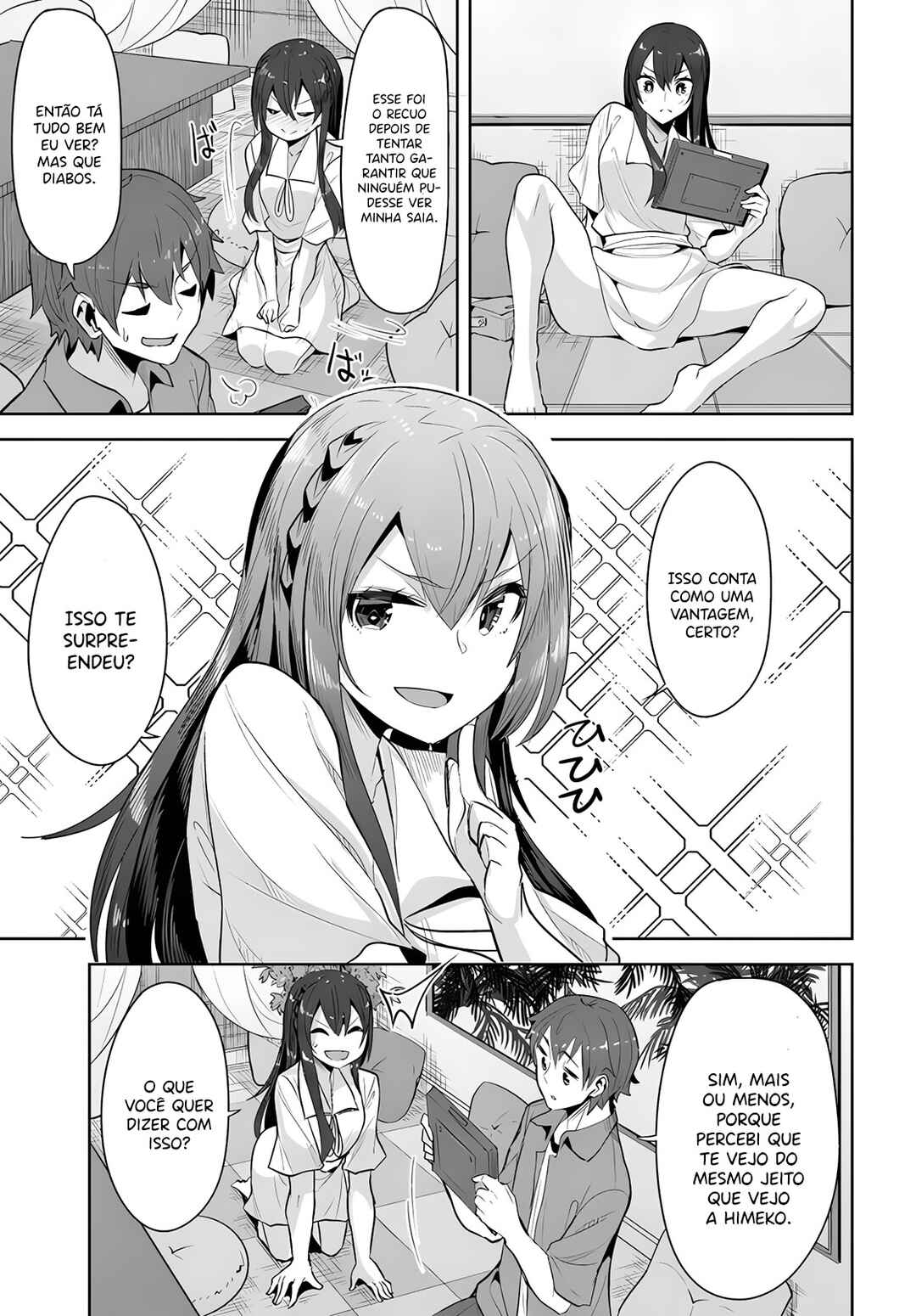 Tenkousaki no Seiso Karen na Bishoujo ga, Mukashi Danshi to Omotte Issho ni Asonda Osananajimi datta Ken capítulo 10 página 5