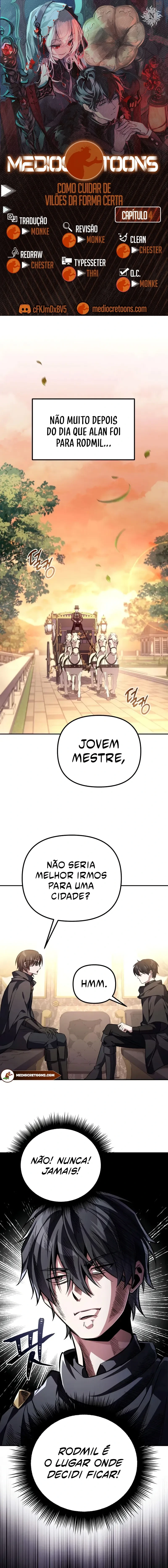 Criando Vilões da Maneira Correta capítulo 4 página 1