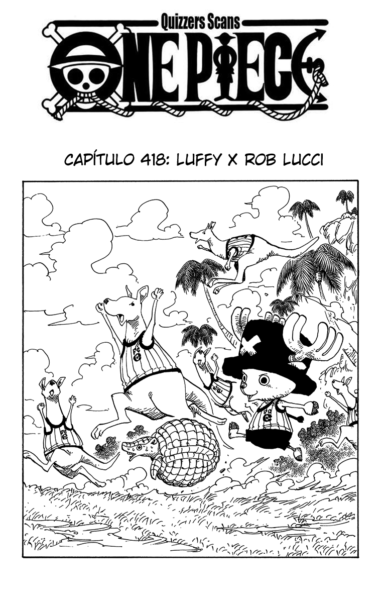 One Piece capítulo 418 página 1