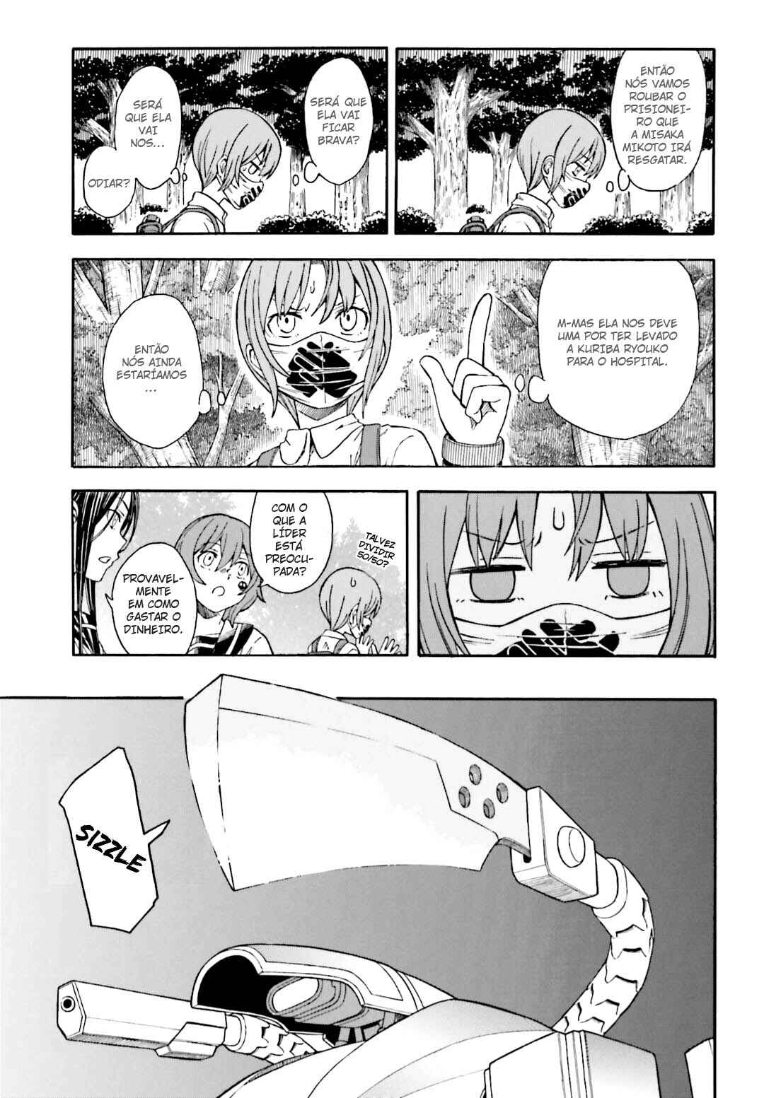 Toaru Majutsu no Index Gaiden: Toaru Kagaku no Railgun capítulo 105 página 3