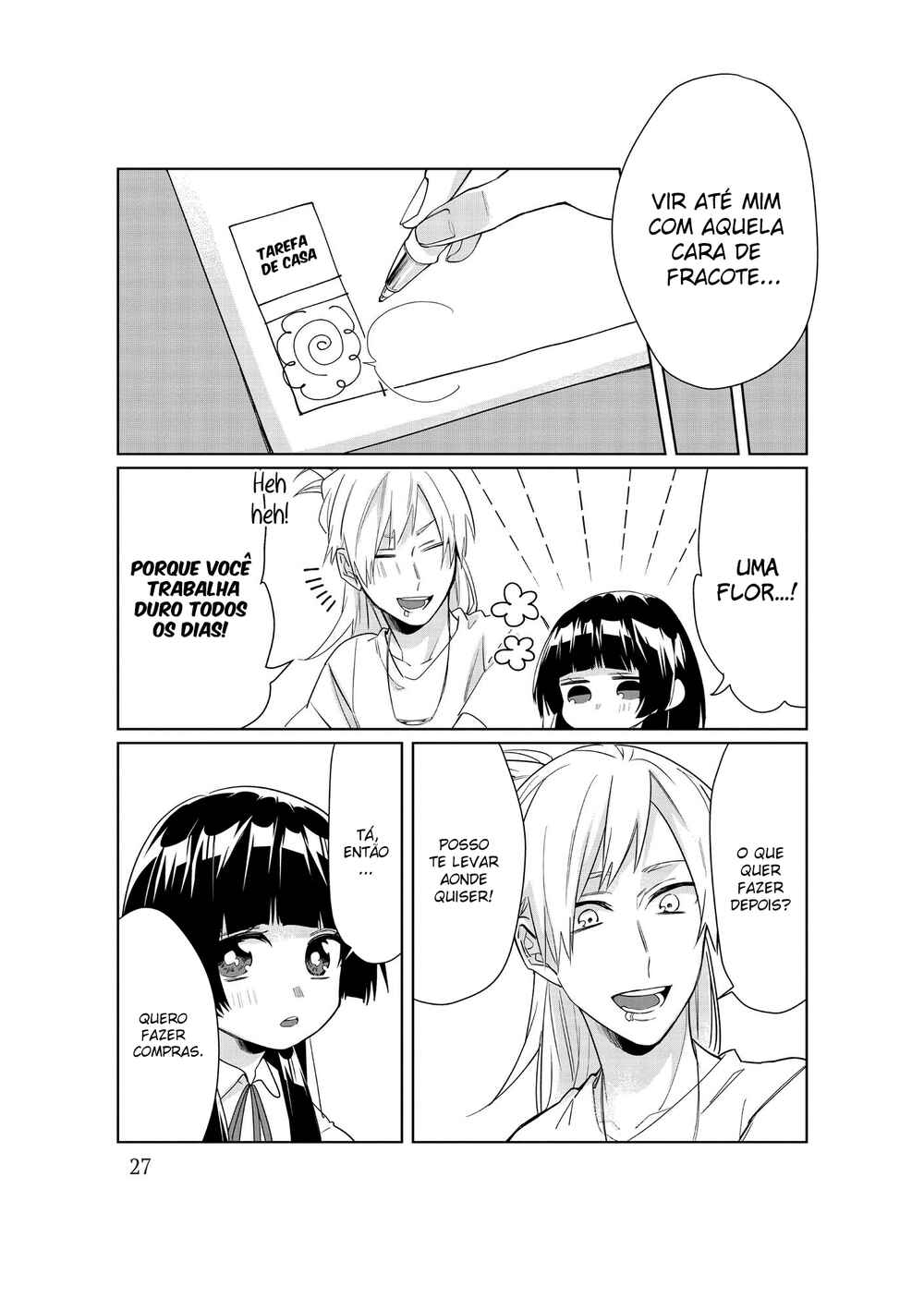 Kumichou Musume to Sewa-gakari capítulo 33 página 8