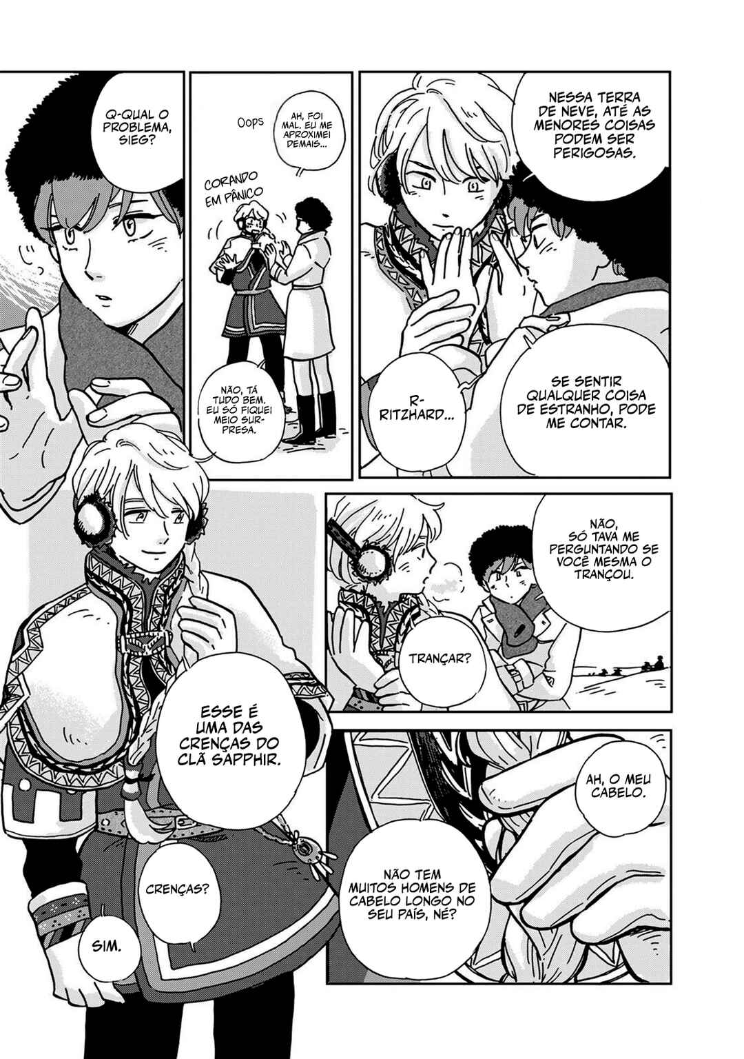 Hokuo Kizoku to Moukinzuma no Yukiguni Karigurashi capítulo 3 página 10