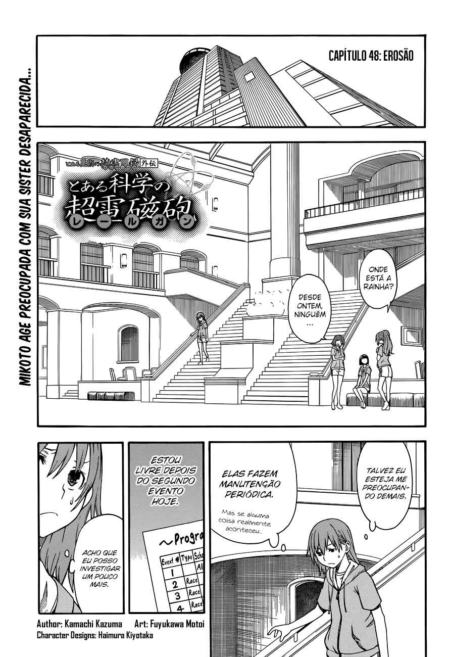 Toaru Majutsu no Index Gaiden: Toaru Kagaku no Railgun capítulo 48 página 1