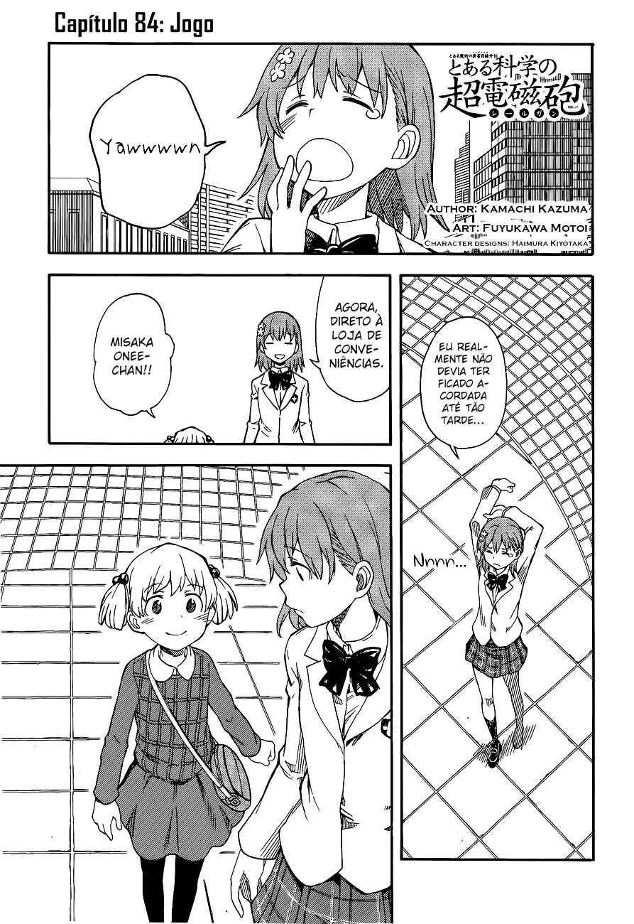 Toaru Majutsu no Index Gaiden: Toaru Kagaku no Railgun capítulo 84 página 1