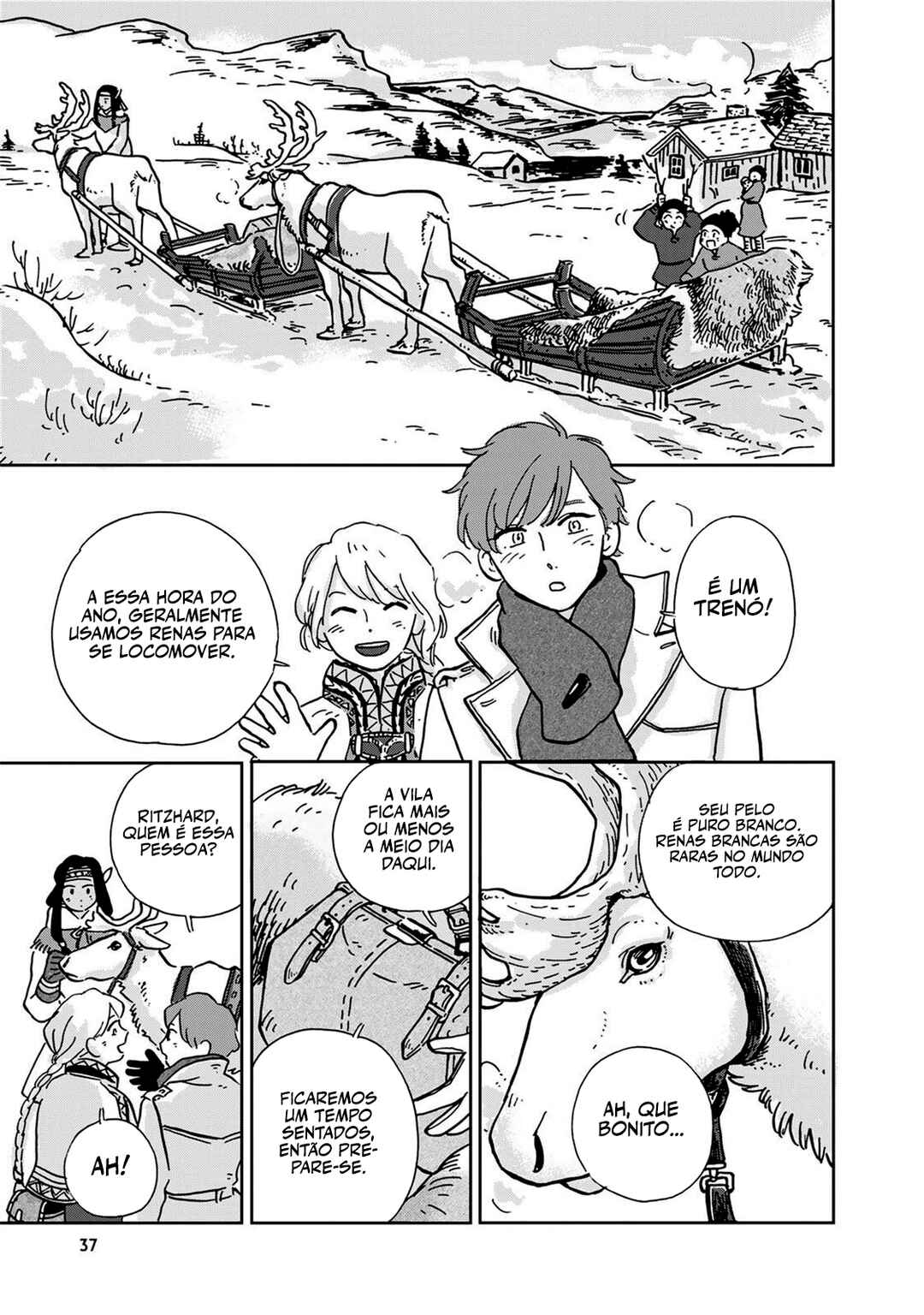 Hokuo Kizoku to Moukinzuma no Yukiguni Karigurashi capítulo 3 página 4