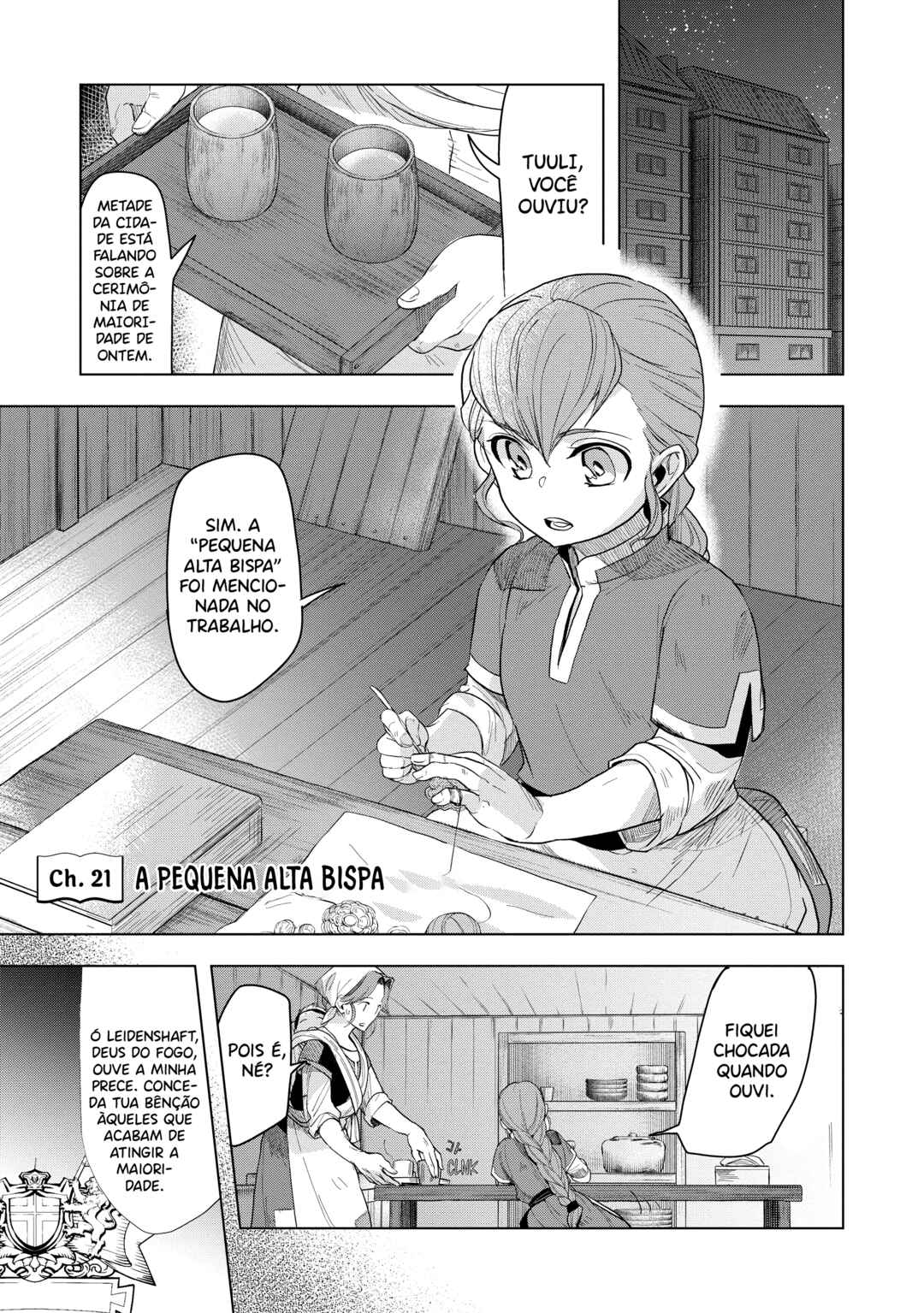 Honzuki no Gekokujou: Shisho ni Naru tame ni wa Shudan o Erandeiraremasen—Dai-3 Bu: Ryouchi ni Hon o Hirogeyou! capítulo 21 página 2