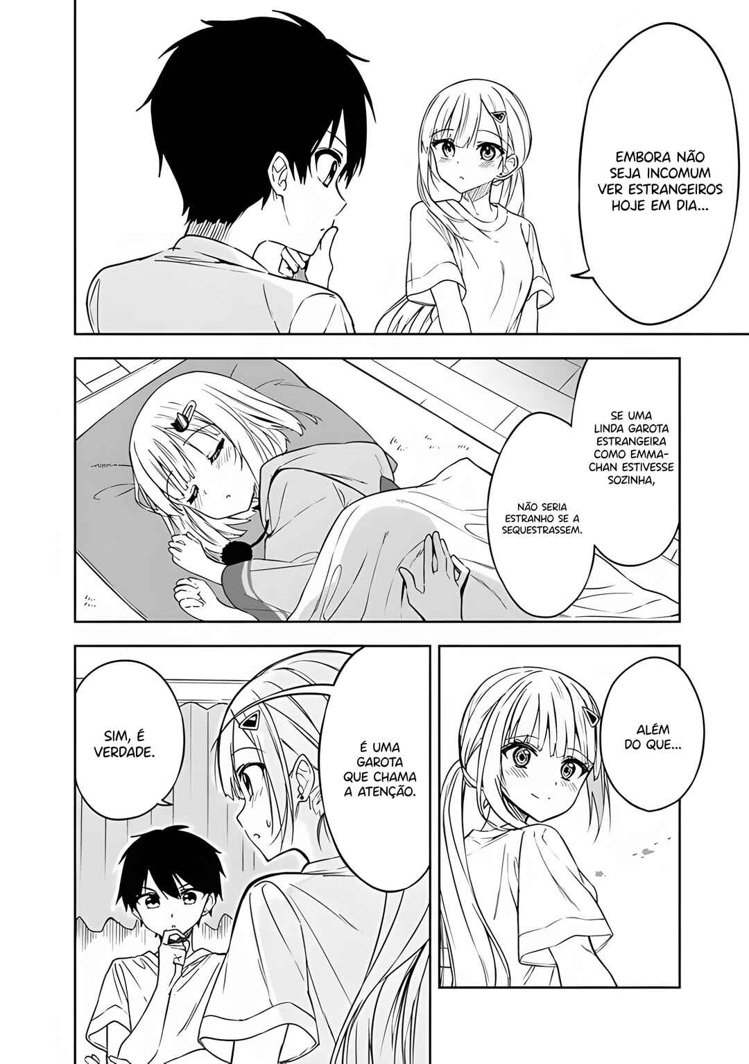Maigo ni Natteita Youjo wo Tasuketara, Otonari ni Sumu Bishoujo Ryuugakusei ga Ie ni Asobi ni Kuru you ni Natta Ken ni Tsuite capítulo 4 página 13