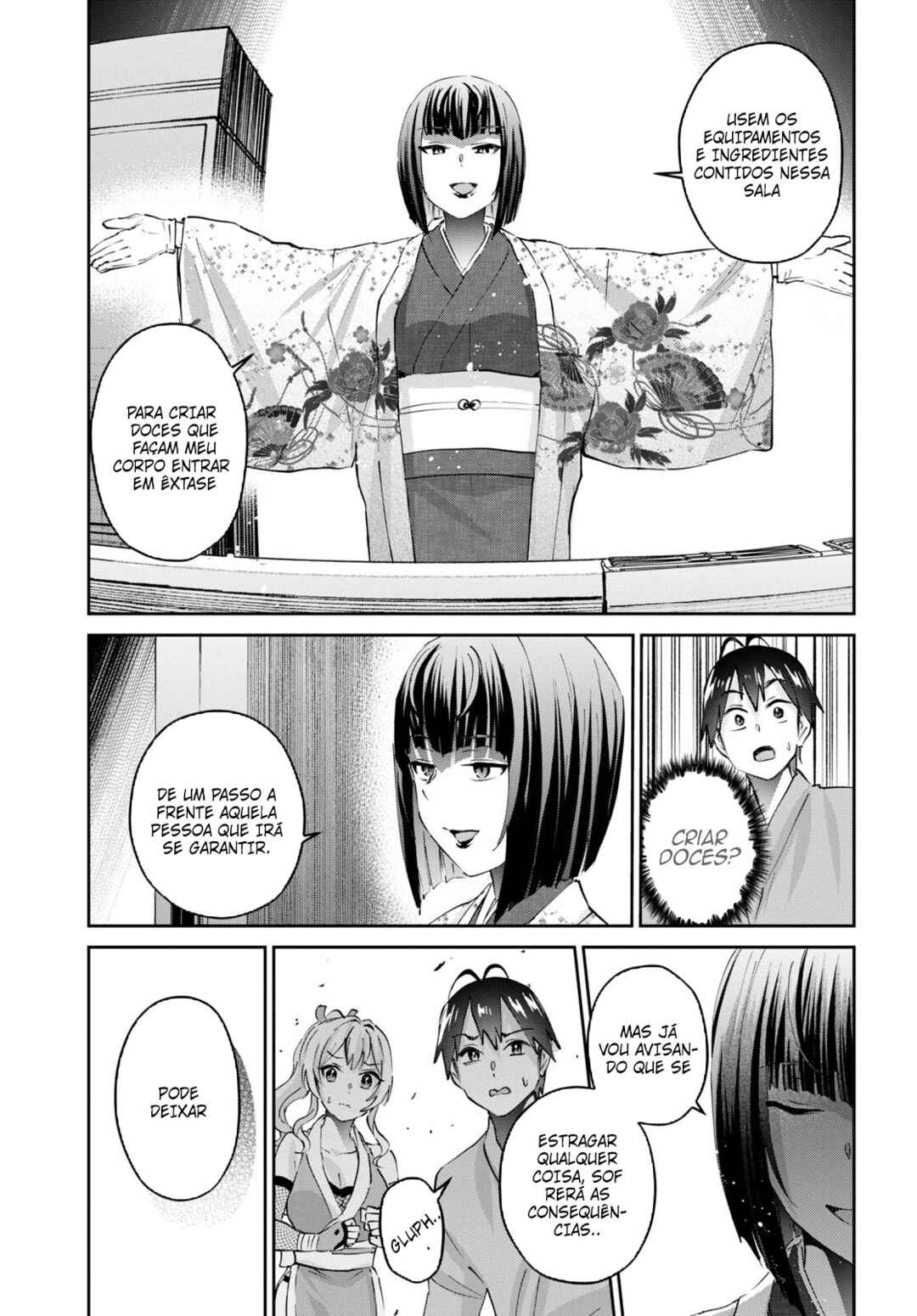 Hajimete no Gal capítulo 163 página 8