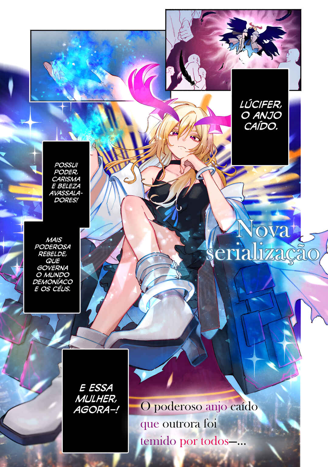 Lucifer-san no Daraku Gohan capítulo 1 página 1