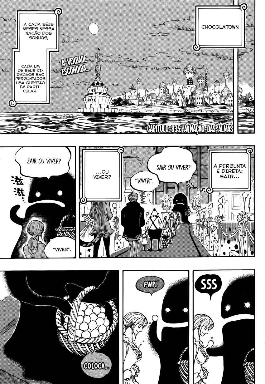 One Piece capítulo 835 página 3