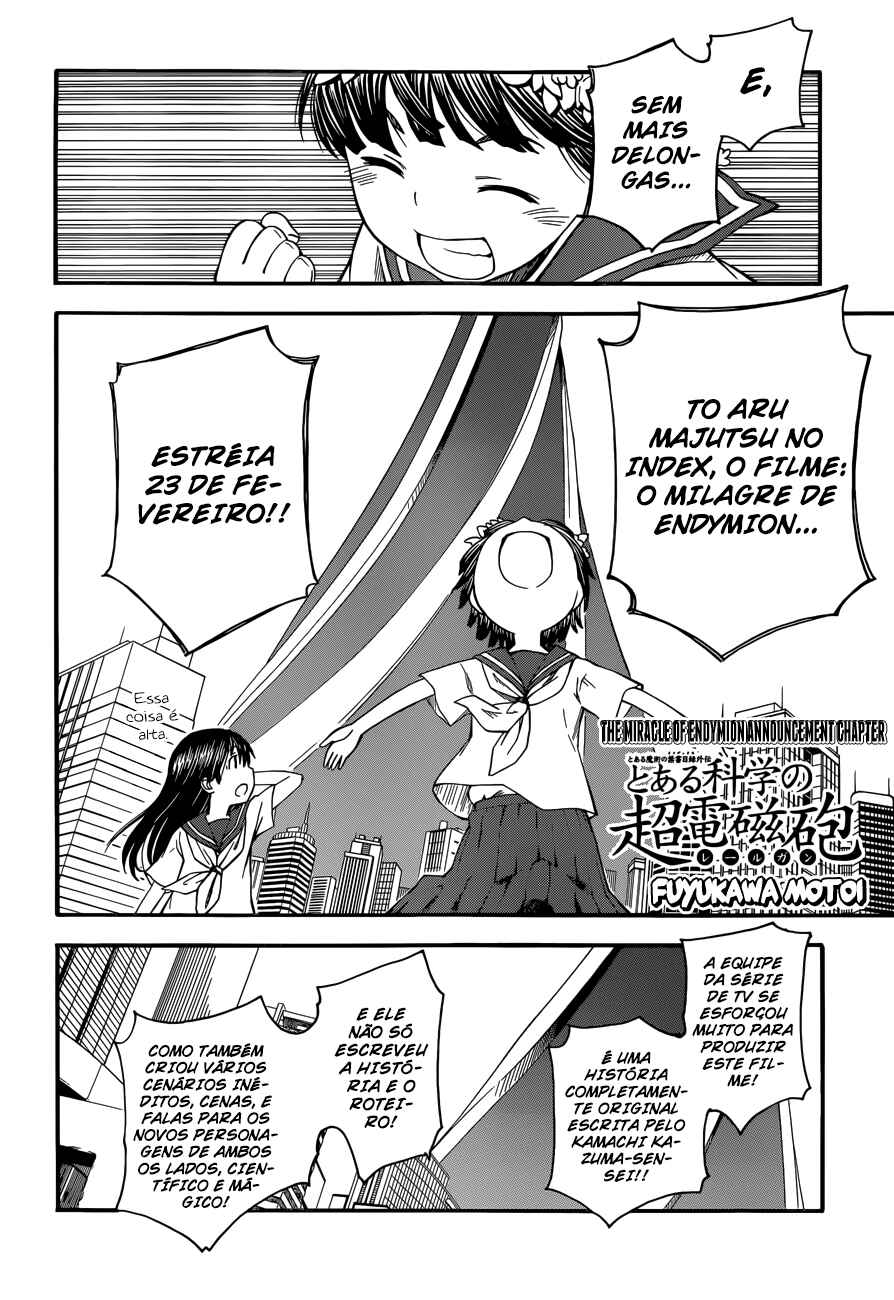 Toaru Majutsu no Index Gaiden: Toaru Kagaku no Railgun capítulo 56.5 página 3