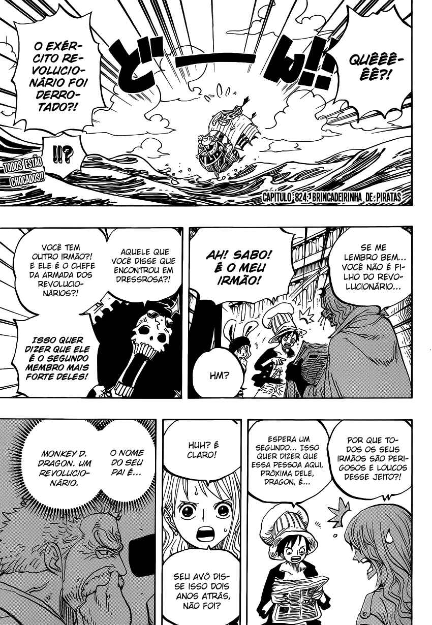 One Piece capítulo 824 página 3