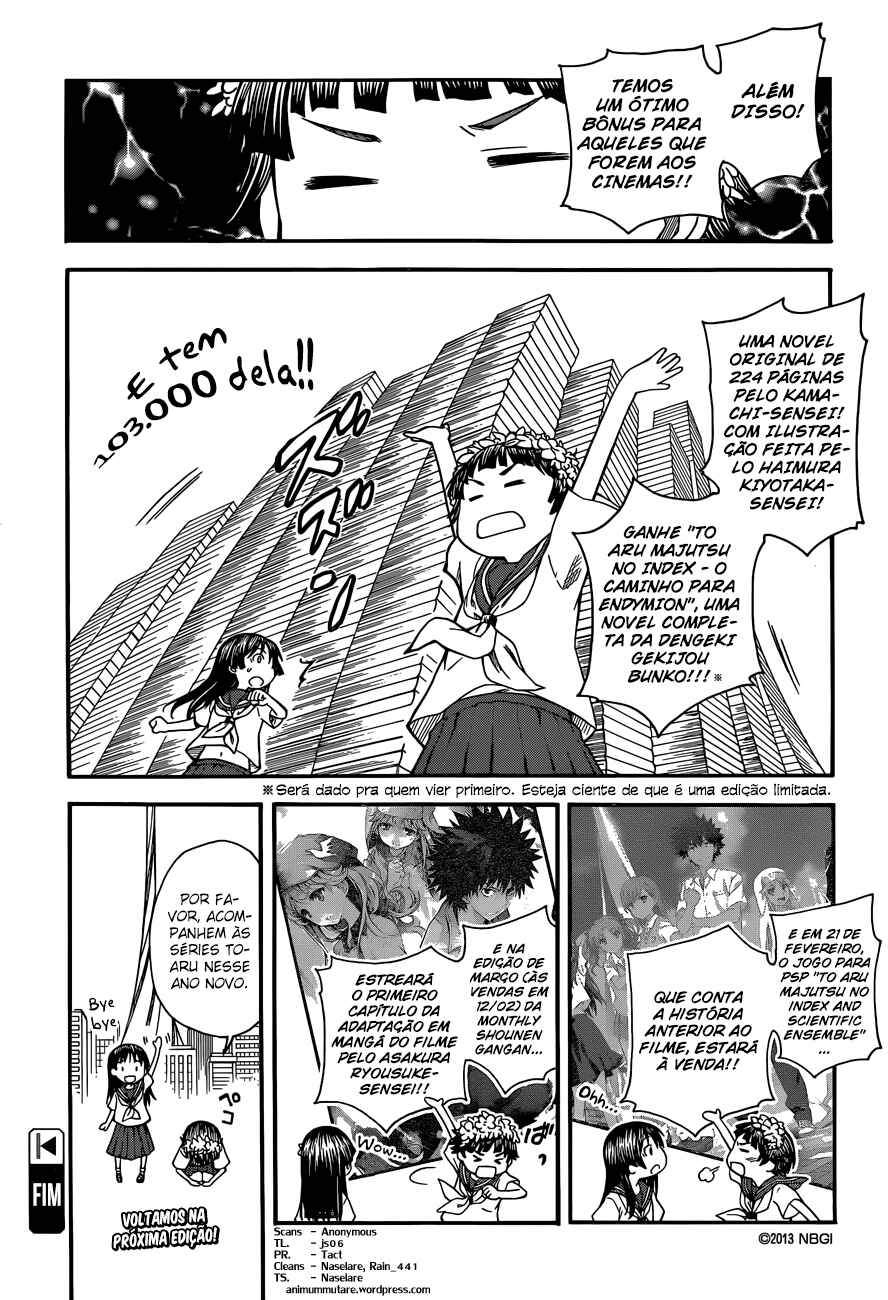 Toaru Majutsu no Index Gaiden: Toaru Kagaku no Railgun capítulo 56.5 página 15