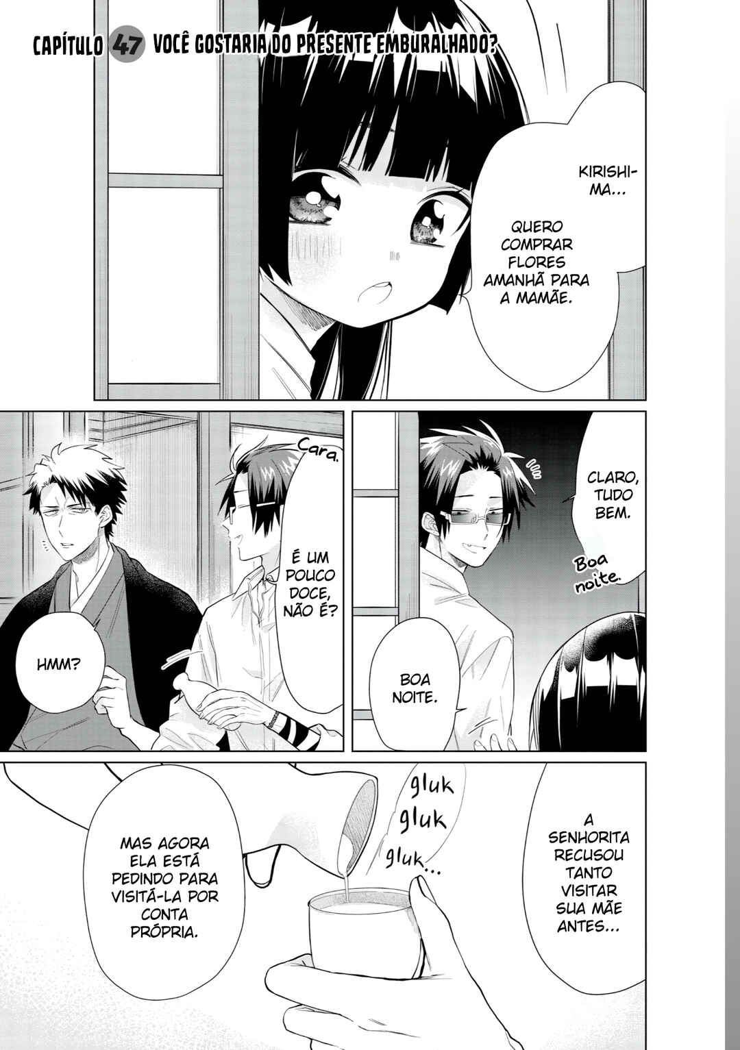 Kumichou Musume to Sewa-gakari capítulo 47 página 2