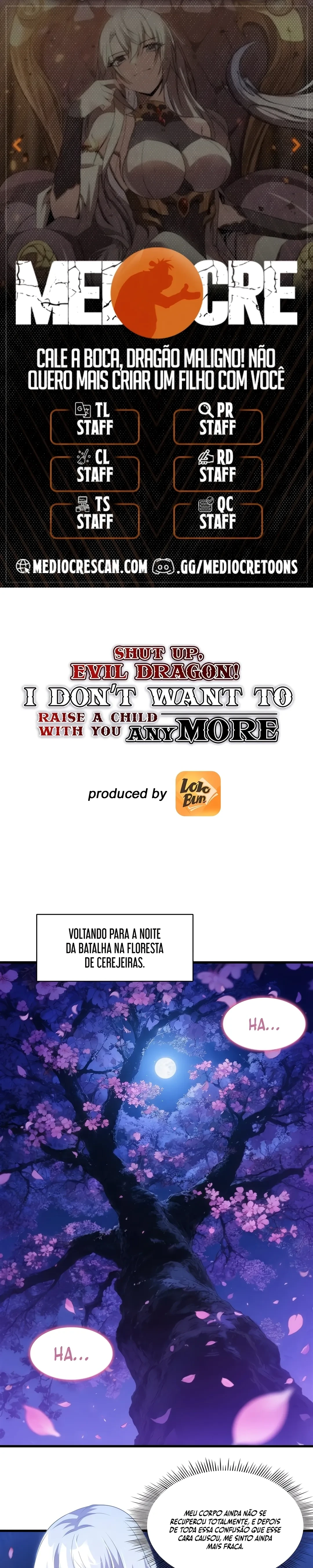 Shut Up, Evil Dragon! I don’t want to raise a child with you anymore capítulo 100.1 página 1