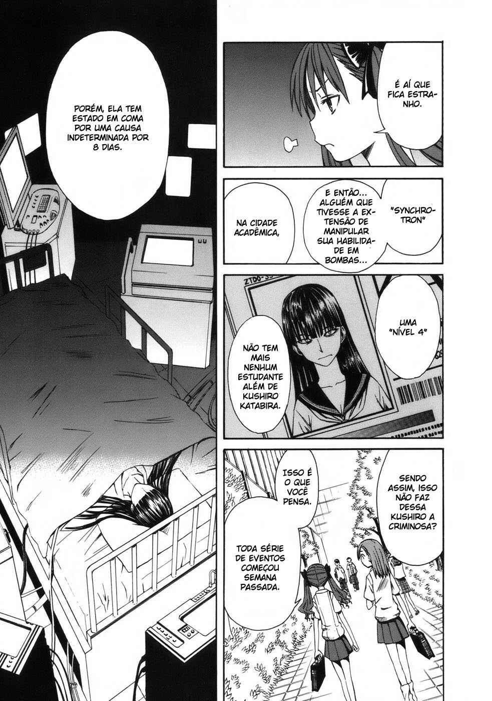 Toaru Majutsu no Index Gaiden: Toaru Kagaku no Railgun capítulo 4.18 página 7
