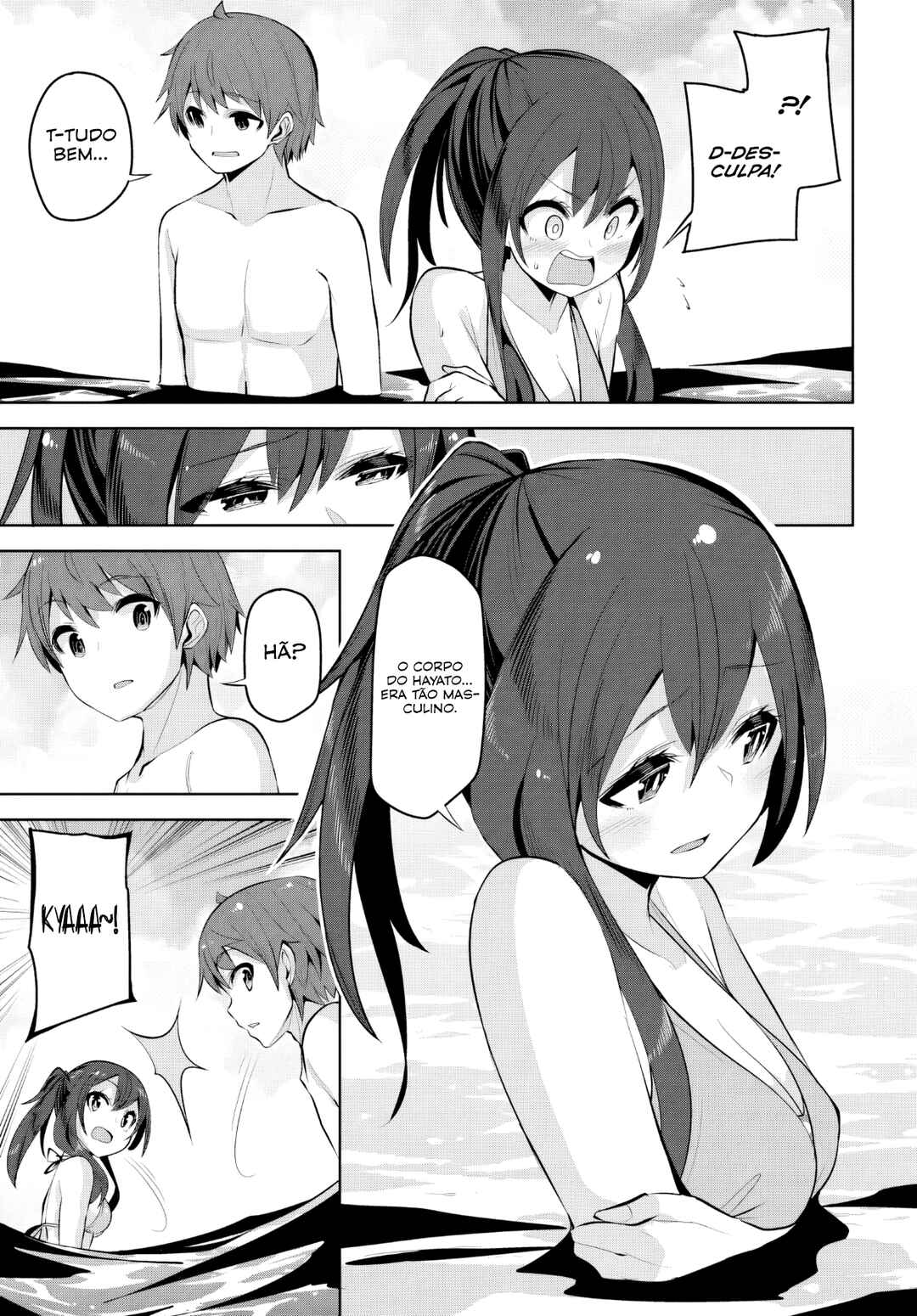 Tenkousaki no Seiso Karen na Bishoujo ga, Mukashi Danshi to Omotte Issho ni Asonda Osananajimi datta Ken capítulo 30 página 4