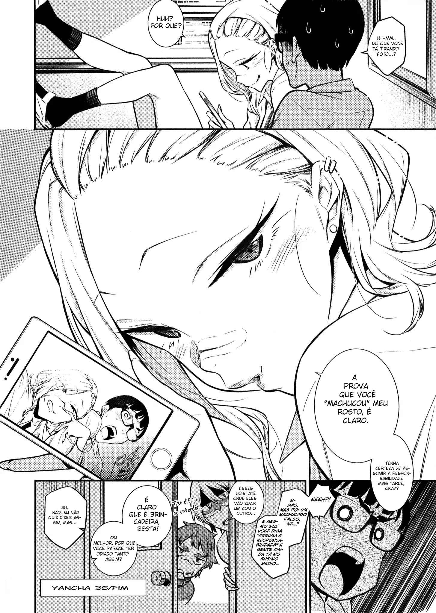 Yancha Gal no Anjou-san capítulo 35 página 14