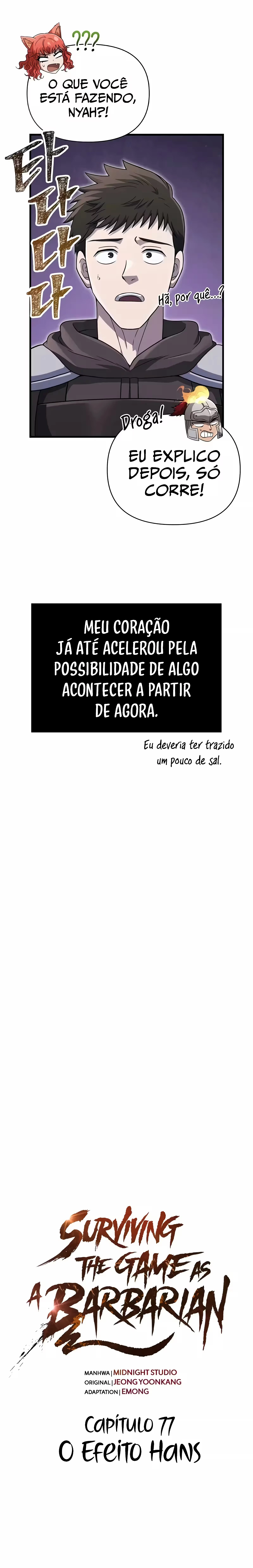 Sobrevivendo no Jogo Como um Bárbaro capítulo 77 página 4