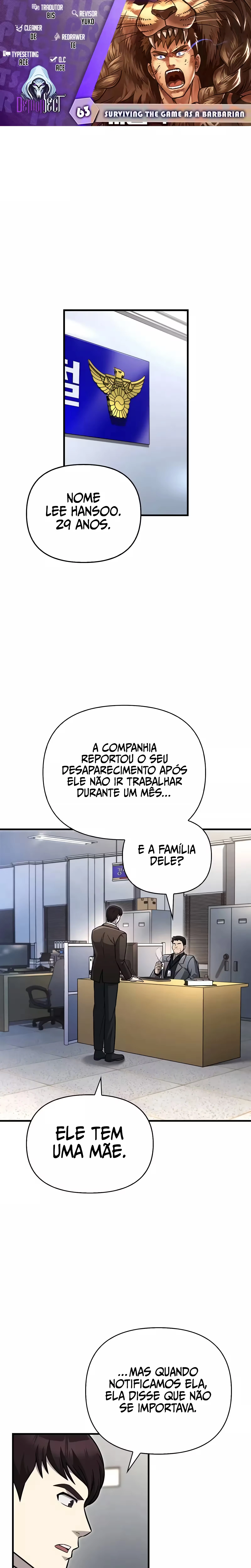 Sobrevivendo no Jogo Como um Bárbaro capítulo 63 página 1