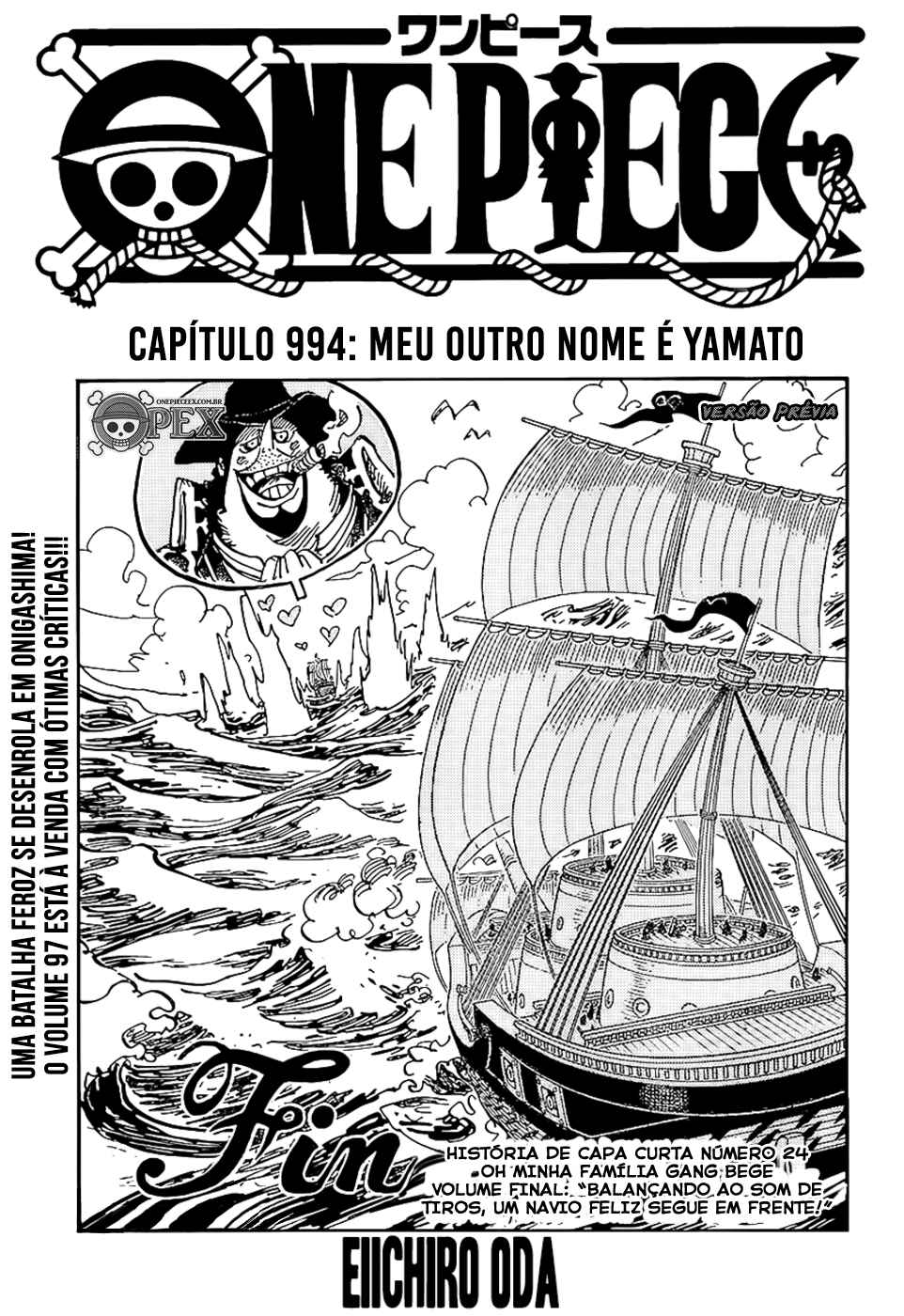 One Piece capítulo 994 página 1