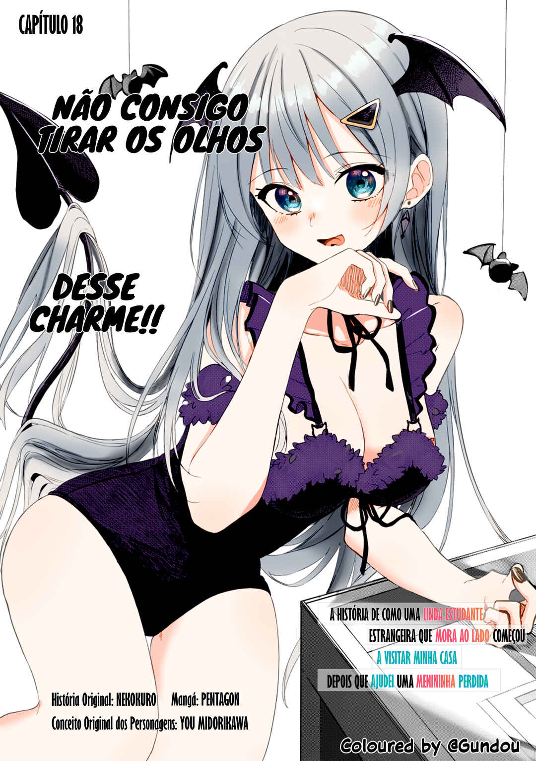 Maigo ni Natteita Youjo wo Tasuketara, Otonari ni Sumu Bishoujo Ryuugakusei ga Ie ni Asobi ni Kuru you ni Natta Ken ni Tsuite capítulo 18 página 3