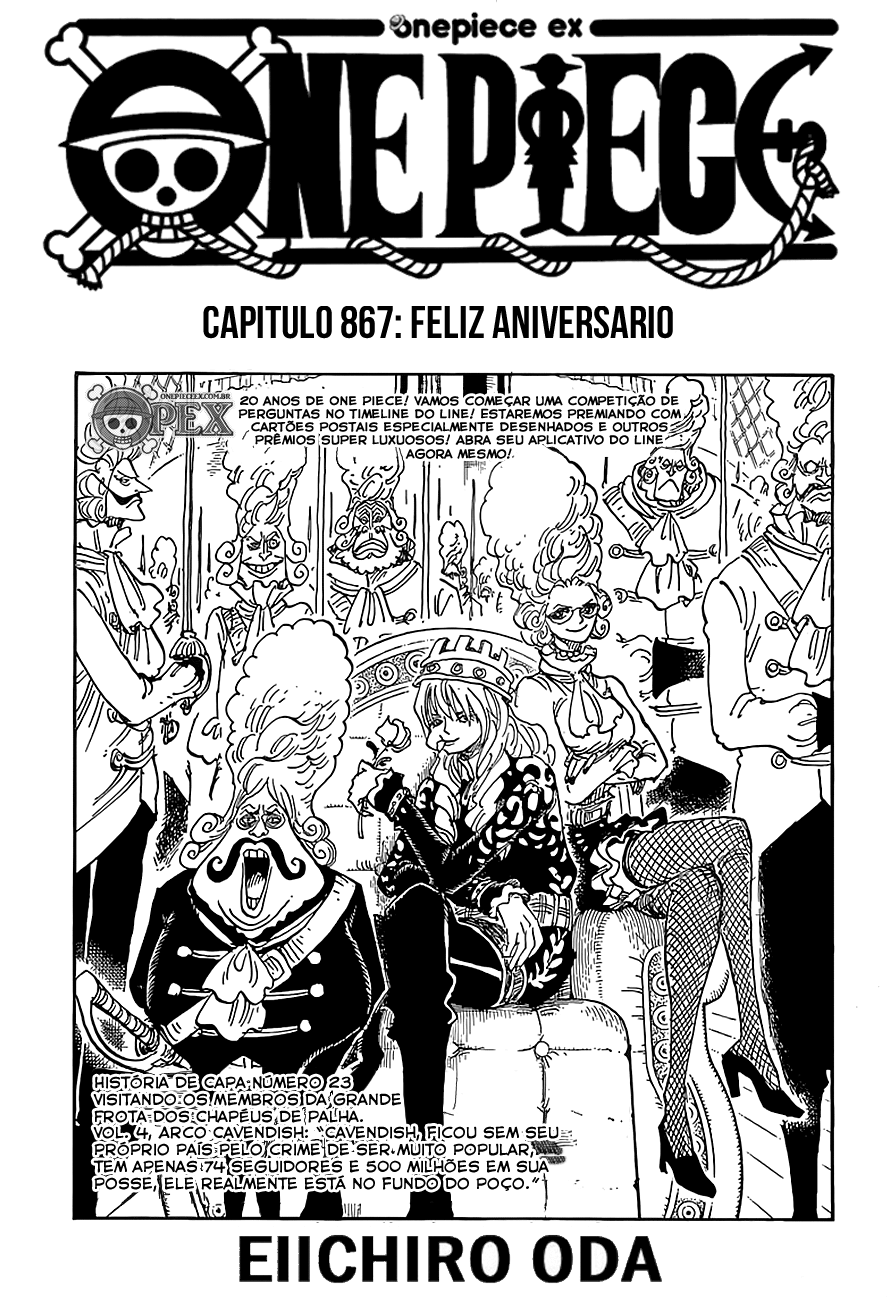 One Piece capítulo 867 página 1