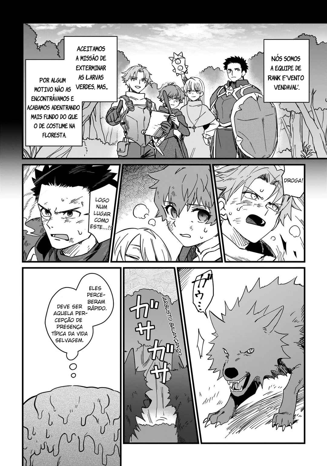 Koke kara Hajimaru Isekai Life capítulo 3.2 página 3