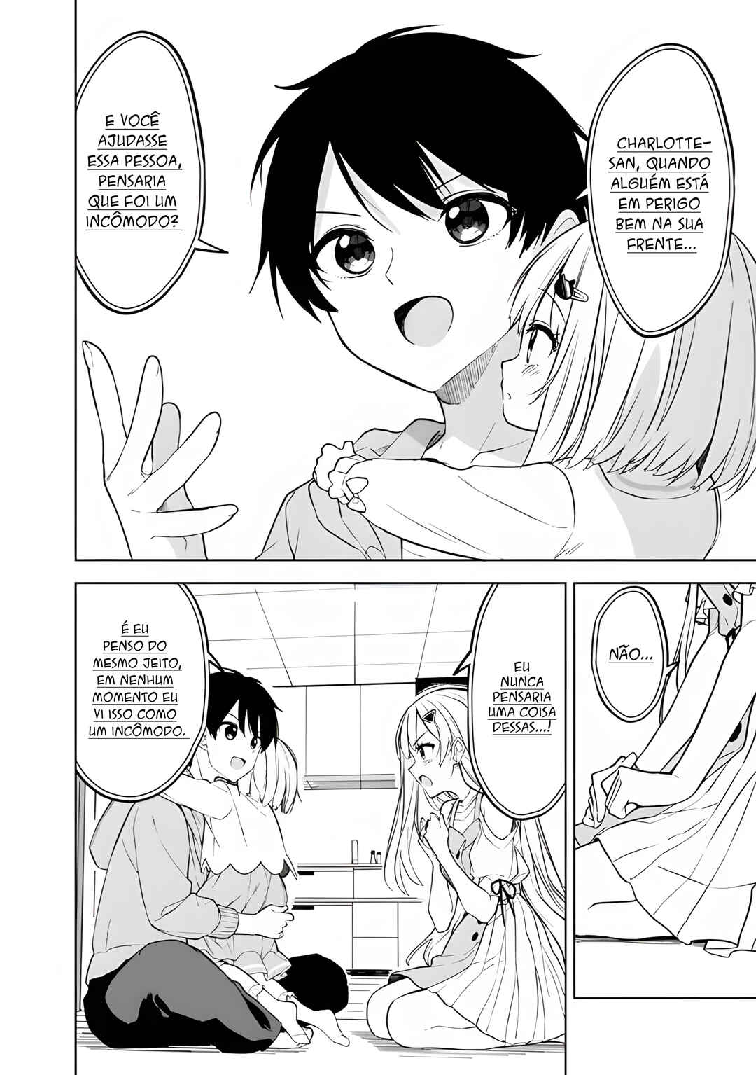 Maigo ni Natteita Youjo wo Tasuketara, Otonari ni Sumu Bishoujo Ryuugakusei ga Ie ni Asobi ni Kuru you ni Natta Ken ni Tsuite capítulo 12 página 5