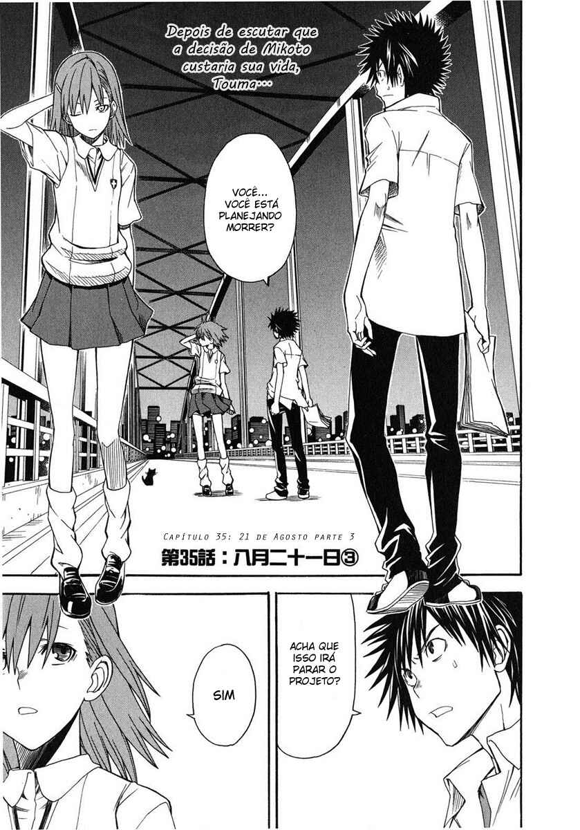 Toaru Majutsu no Index Gaiden: Toaru Kagaku no Railgun capítulo 35 página 2