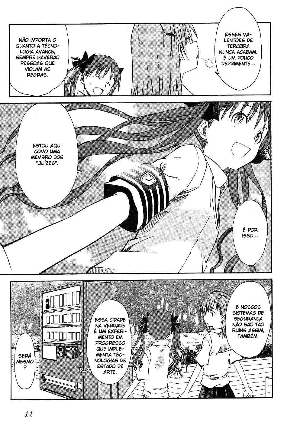 Toaru Majutsu no Index Gaiden: Toaru Kagaku no Railgun capítulo 1.16 página 8